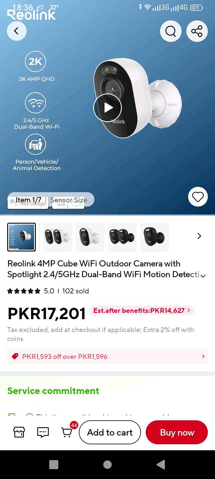 Reolink 4mp wifi camera 6