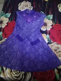 2pc small size frok&trouser