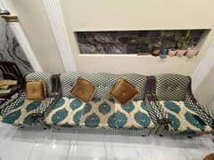 Sofa set | five seater sofa | sheesham wood | Cushion |Pure Wood| Sofa