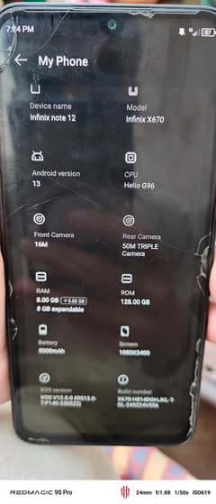 Infinix note 12 g96