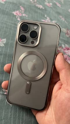 Iphone 15 pro max jv brand new first owner with box 100%