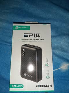 Sovo EPIC Series 6200mAh Fast Charging Power Bank – Dual USB