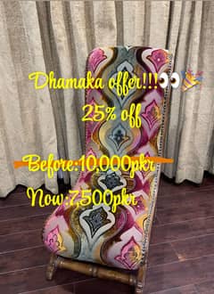 Room chair for sale(100% shisham wood)