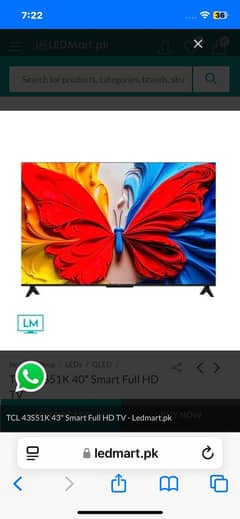 TCL Smart Tv.