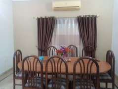 Full size dinning table with 8 chairs