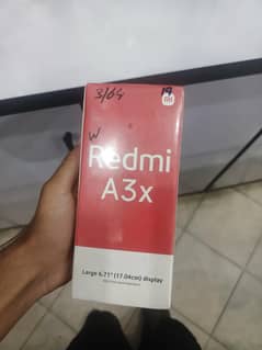 Redmi A3x box pack non active mobile 4/64