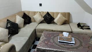 L Shape Almost New Sofa set