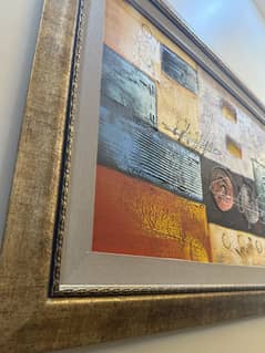 Abstract art painting / size ( 56inch x 32 inch )