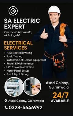  Solar Panel Installation & Electrician Services in Gujranwala 