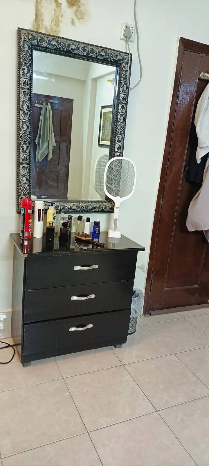 5/6.5 bed set with side table and dressing table and with mettres 2