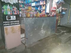 Iron angle counter with marble slab 2feet x 6feet height 3 feet