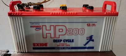 Exide 200hp deep cycle