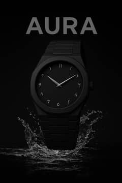 Black Arabic Aura watch high quality Limited