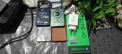 Infinix note 40 black 3 months warrenty 8+8  256gb
