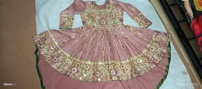Pink tale frock