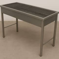 Stainless Steel BBQ Grill / Barbecue Stand – Heavy Duty