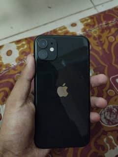 Iphone 11 with charger,cable, covers and handsfree