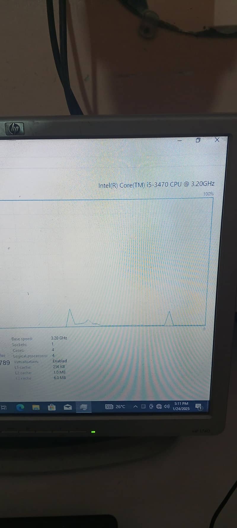 Intel Core i5-3470  3.20Ghz CPU with 17 inch monitor 9