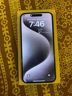 For Sale: iPhone 15 Pro Max – Natural Titanium (256GB)