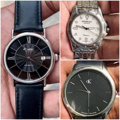 Pack of 3 Raymond Kolber CK swiss watch        Rado tissot omega seiko
