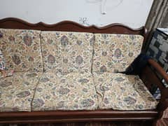 wooden sofa set