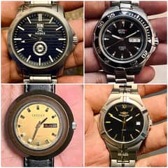 Pack of 4 Citizen Charles Vogele Wester Modex watch  seiko rado tissot