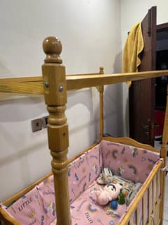 wooden baby coat