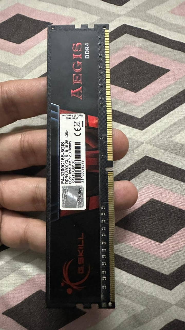 G. SKILL AEGIS DDR 4 ~ 1 8GB [3200] speed 0