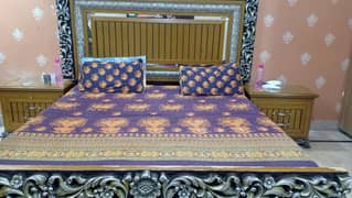 king bed with dressing table