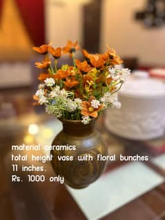 Flower pots & home decorations.