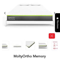 MoltyOrtho Memory 78×72 King Size  8 inch
