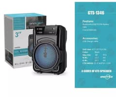 GTS Model 1346 (3 Inch Bluetooth Speaker) with Cable (Box Pack)