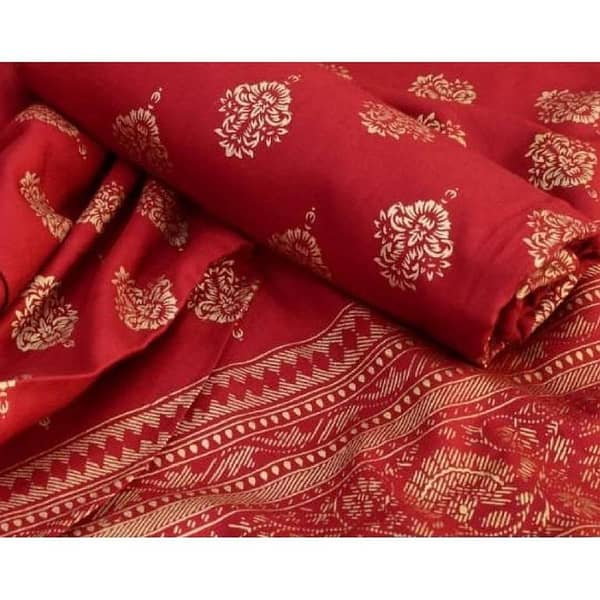 Ghazi Fabric Women's Unstitched Linen 2-Piece Suit