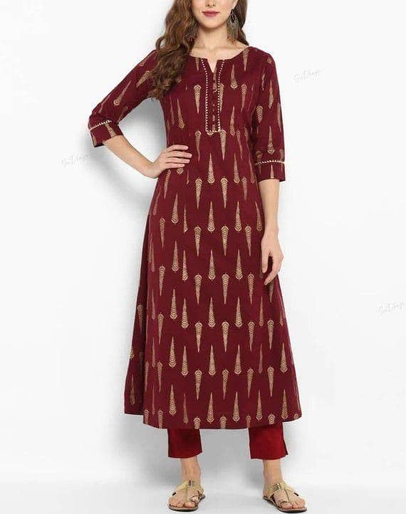 E-Marjaan Winter Linen Collection: Ghazi Unstitched Dress Set for Women in Maroon - Model GMF5725-1/2312