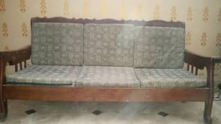 5 seaters wood sofa set