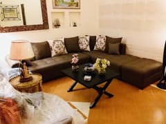 7- Seater L-Shape Near to Brand New Strong Structure and  Foam