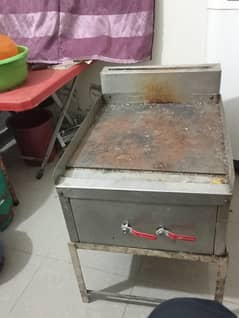 Hot plate with stand