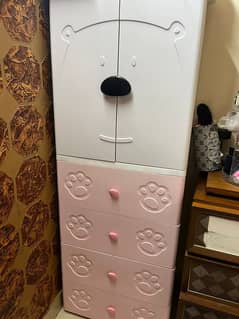 Kids plastic cupboard
