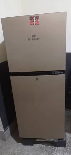 dawlence e chrome double door refrigerator