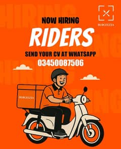 Restaurant delivery riders jobs available