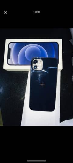 iphone 12 Good Condition With Box Chargers Sat hai Factory Lock hy 128