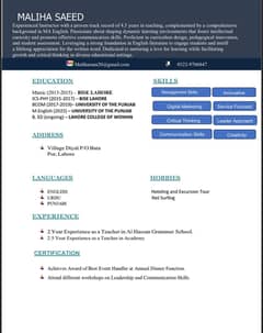 Experienced English teacher| Online & home tuition available.