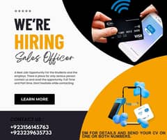 Job Opportunity also for freshers and students from All over Multan
