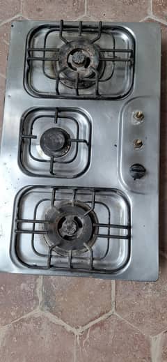 3 burner stove