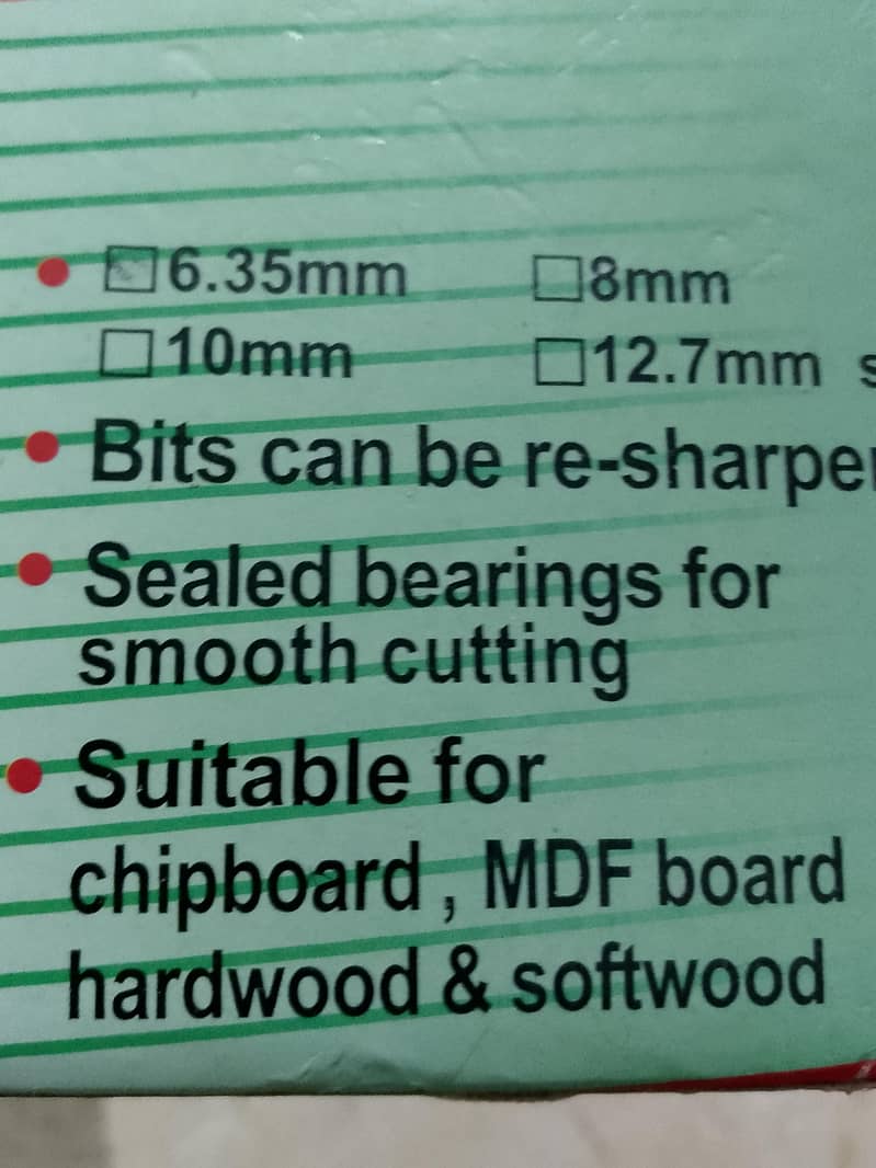 12 PCS ROUTER BIT SET 3