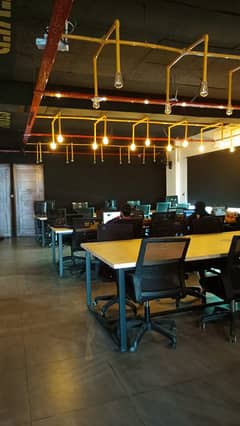 Furnished Office for Rent in Johar Town for (Call center + Software house + Marketing Office & Other Setup as You Want)