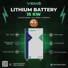 Vemo 15kW Lithium Batteries