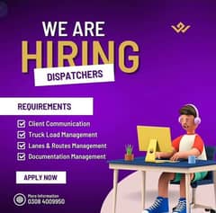 Call Centre Jobs || CSR Required || Trucking Dispatch Jobs