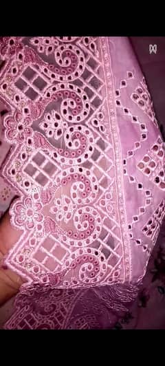 Embroidery chikan Kari with Aplic Kari Shirt