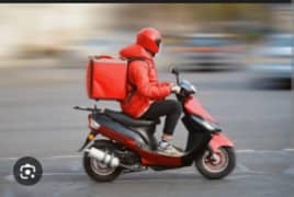 Rider for food delivery